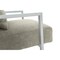 Armen Living Skyline Modern Accent Chair In Gray Linen and Steel Legs LCSKCHGR - alternate 4